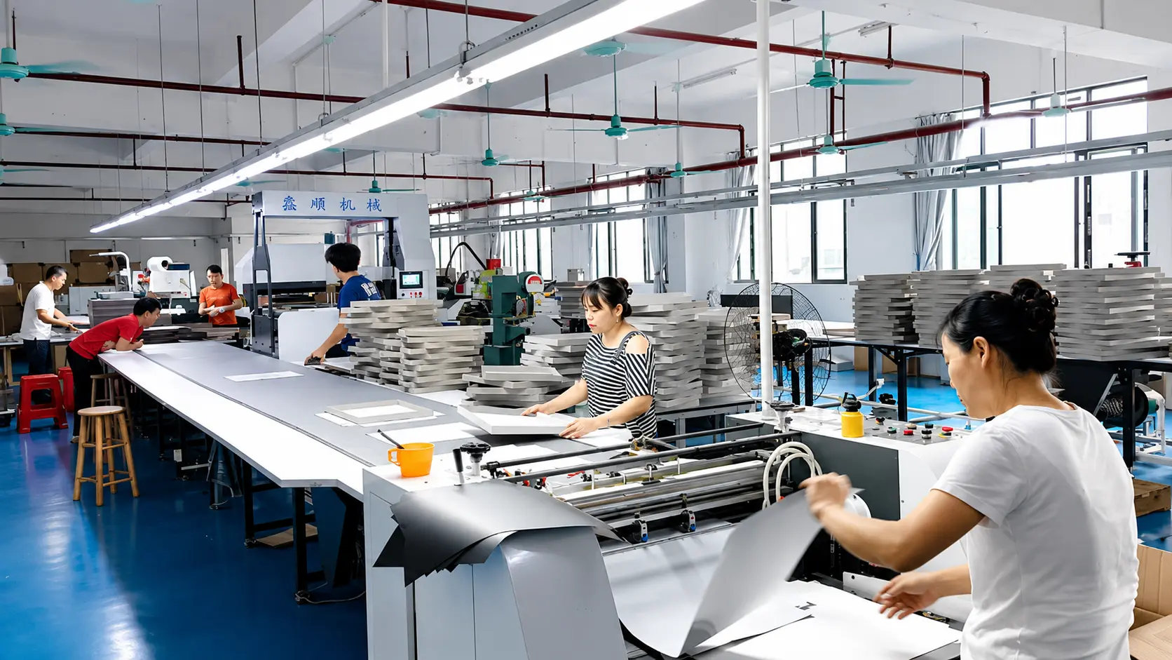 Glue Dispensing at OnePlusOne Packaging factory