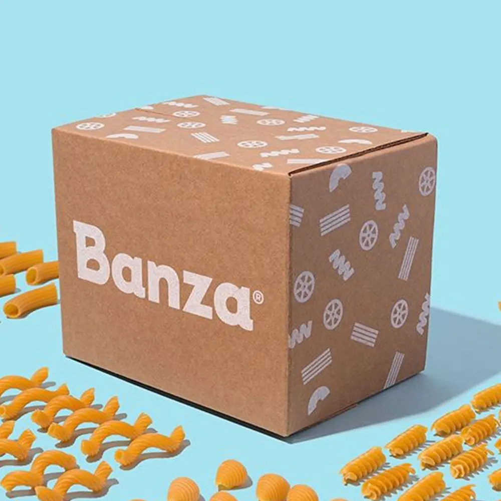 Custom kraft corrugated shipping box