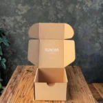 Custom display box with printed logo
