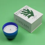 Rigid magnetic box for candle brands