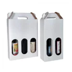 Wholesale wine carrier box with dividers