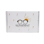 Printed skincare shipping packaging box