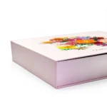 Printed rigid box with gatefold lid