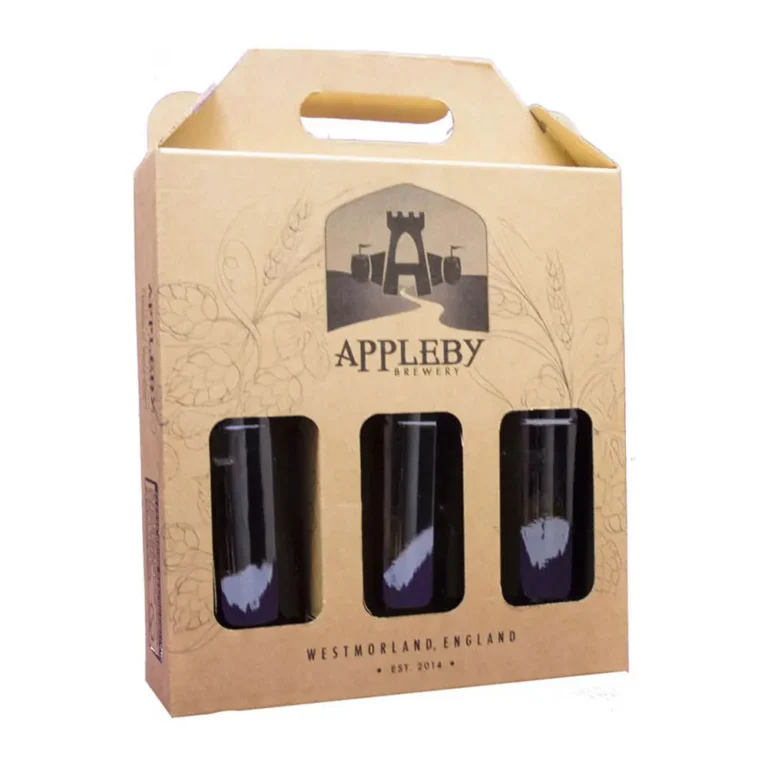 Bottle kraft wine packaging box