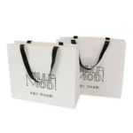 Custom logo cosmetic gift shopping bag