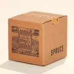Corrugated kraft box for product shipping