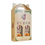 Printed bottle carrier packaging for wineries
