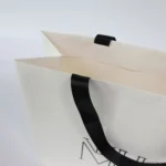Branded paper bag for skincare packaging