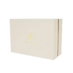 Matte white jewelry packaging box