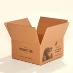 Custom branded kraft shipping carton box