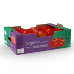 Custom corrugated fruit display box