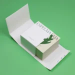 White magnetic candle gift box
