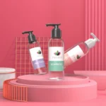 Printed clear label for cosmetic packaging