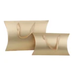 Gold wig box for hair extensions