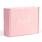 Printed corrugated clothing mailer box