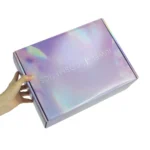 Custom holographic corrugated mailer box