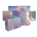 Holographic mailer box for beauty products