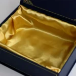 Gold foil logo rigid gift box