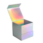 Custom logo holographic candle box