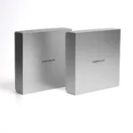 Silver gift box with debossed logo