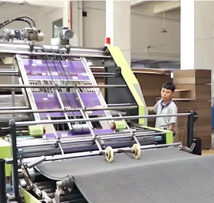 Packaging printing production line