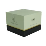 Eco-friendly icon printing on custom candle box lid