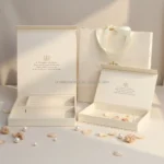 Luxury book style gift box with magnetic closure