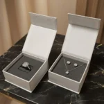 Custom jewel box necklace with magnetic lid