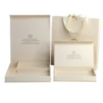 Textured paper rigid box for premium gifts